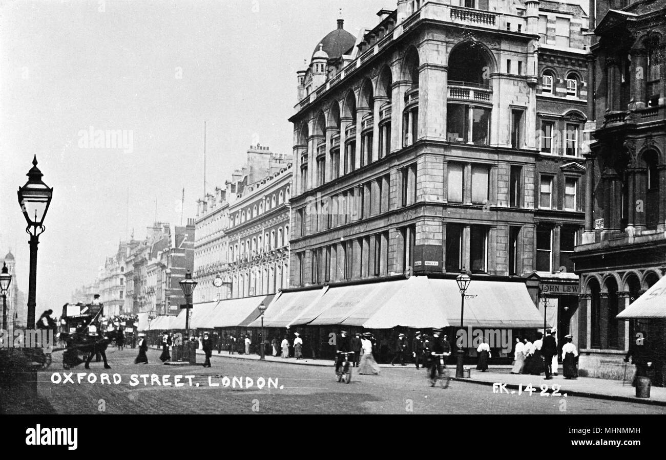 Oxford street london above hi-res stock photography and images - Alamy