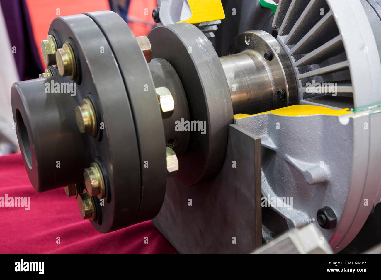 The Fluid Coupling for transmission motor power Stock Photo Alamy
