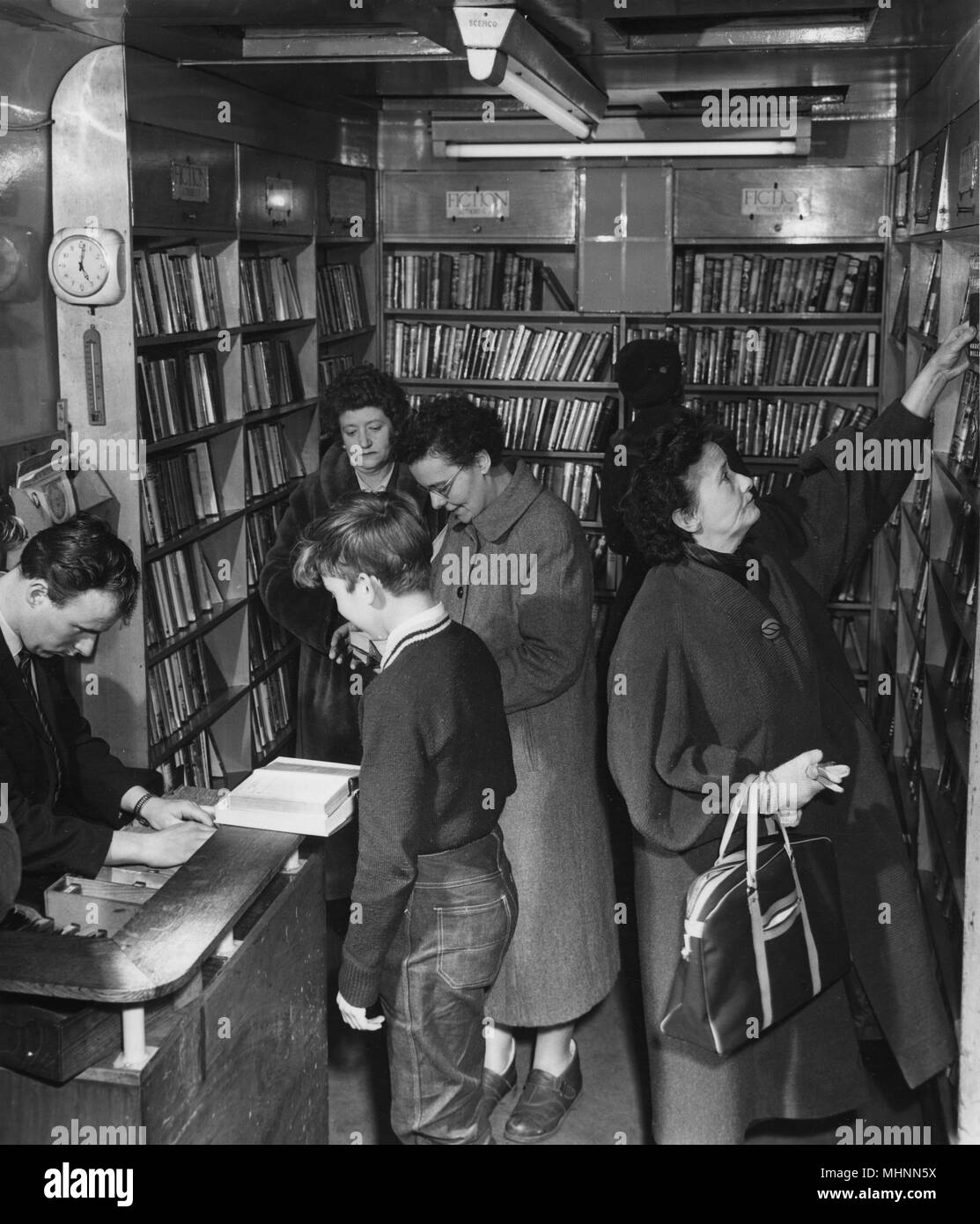 Battersea Mobile Library Stock Photo Alamy