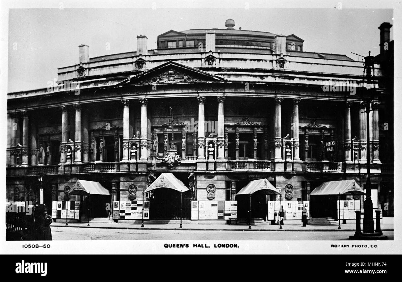 Queen's Hall, Langham Place, London Stock Photo Alamy
