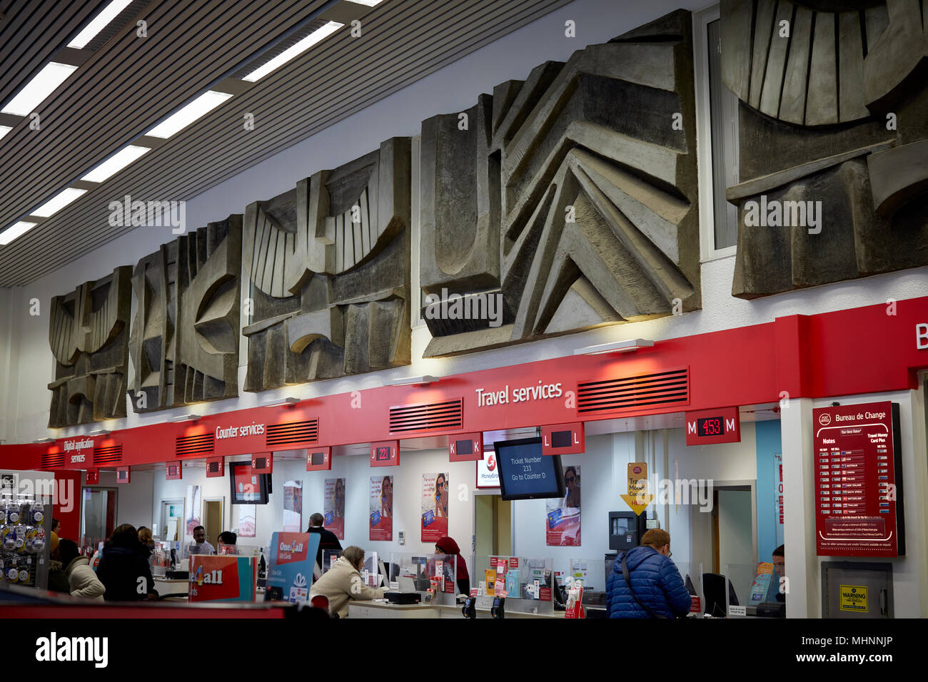 Manchester City Centre Spring Gardens Post Office Stone Brutalist