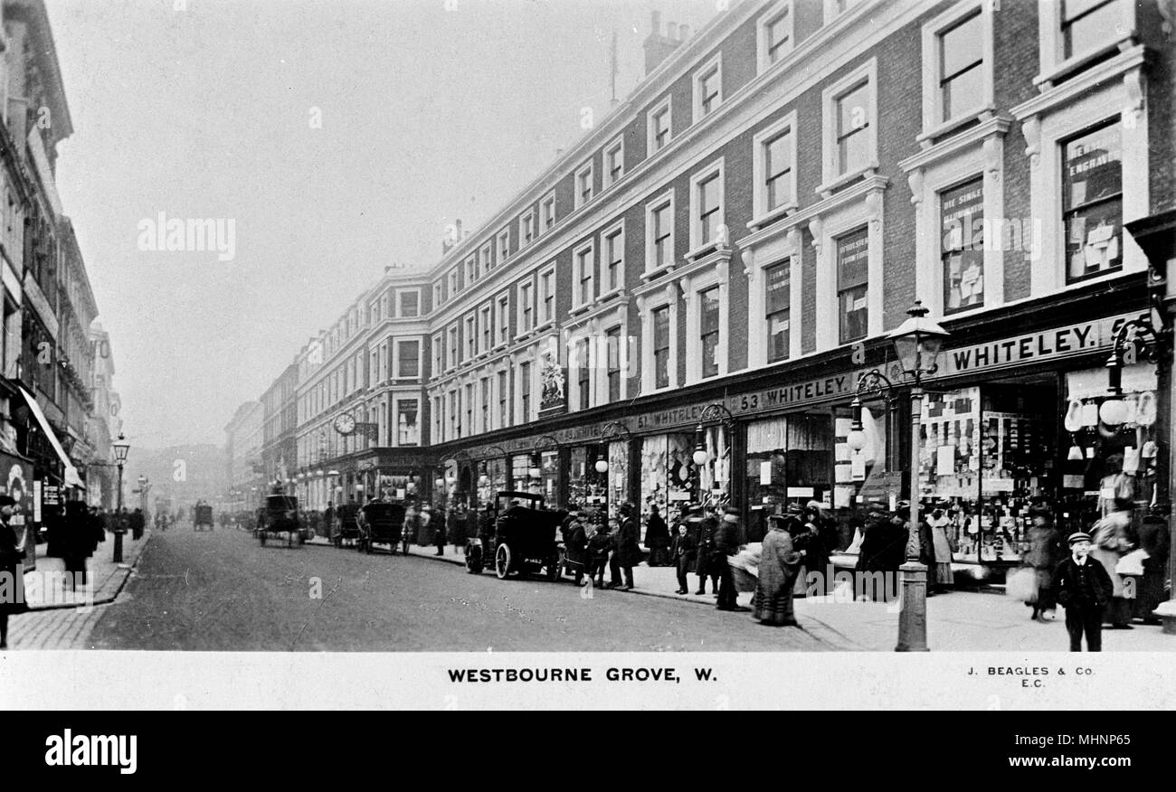 Westbourne Grove, West London Stock Photo