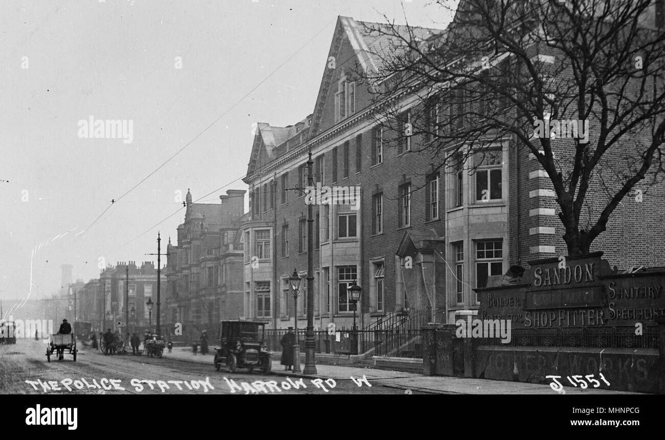 Harrow Road Police Station, West London Stock Photo Alamy