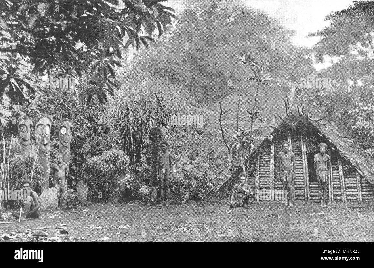 Solomon islands men Black and White Stock Photos & Images - Alamy