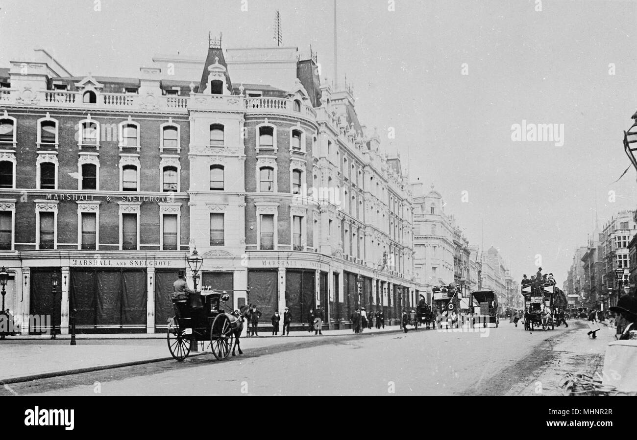 Marshall &amp; Snelgrove, Oxford Street, London.     Date: circa 1910s Stock Photo