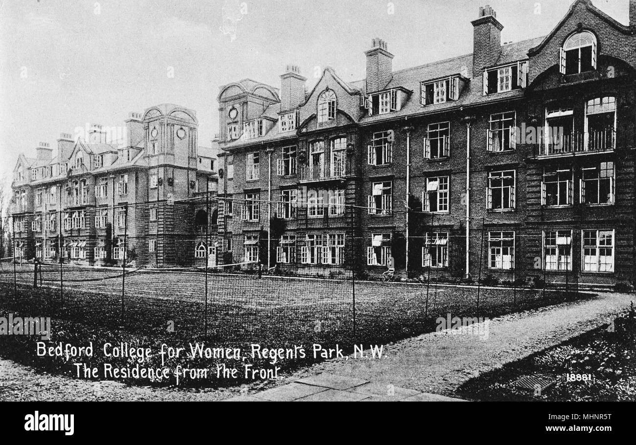 Bedford College for Women, Regents Park, London Stock Photo