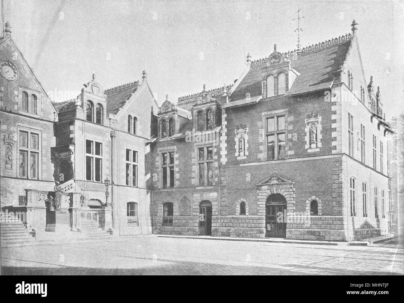LOIRET. Orléans. Hotel de Ville 1895 old antique vintage print picture Stock Photo