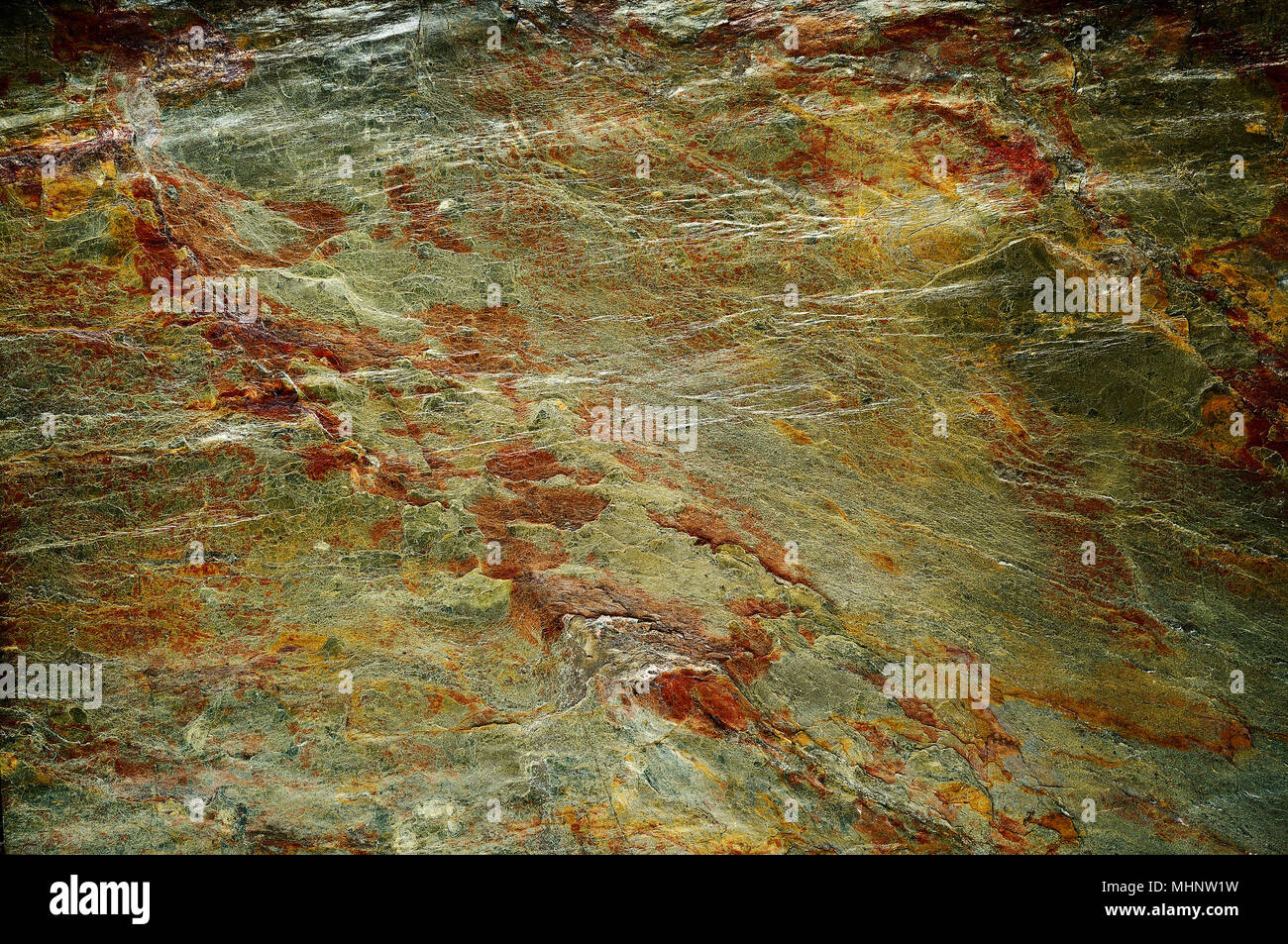 Stone Texture Background Metal Effects Landscape Like Structure In Green Rust And Gold Stock Photo Alamy