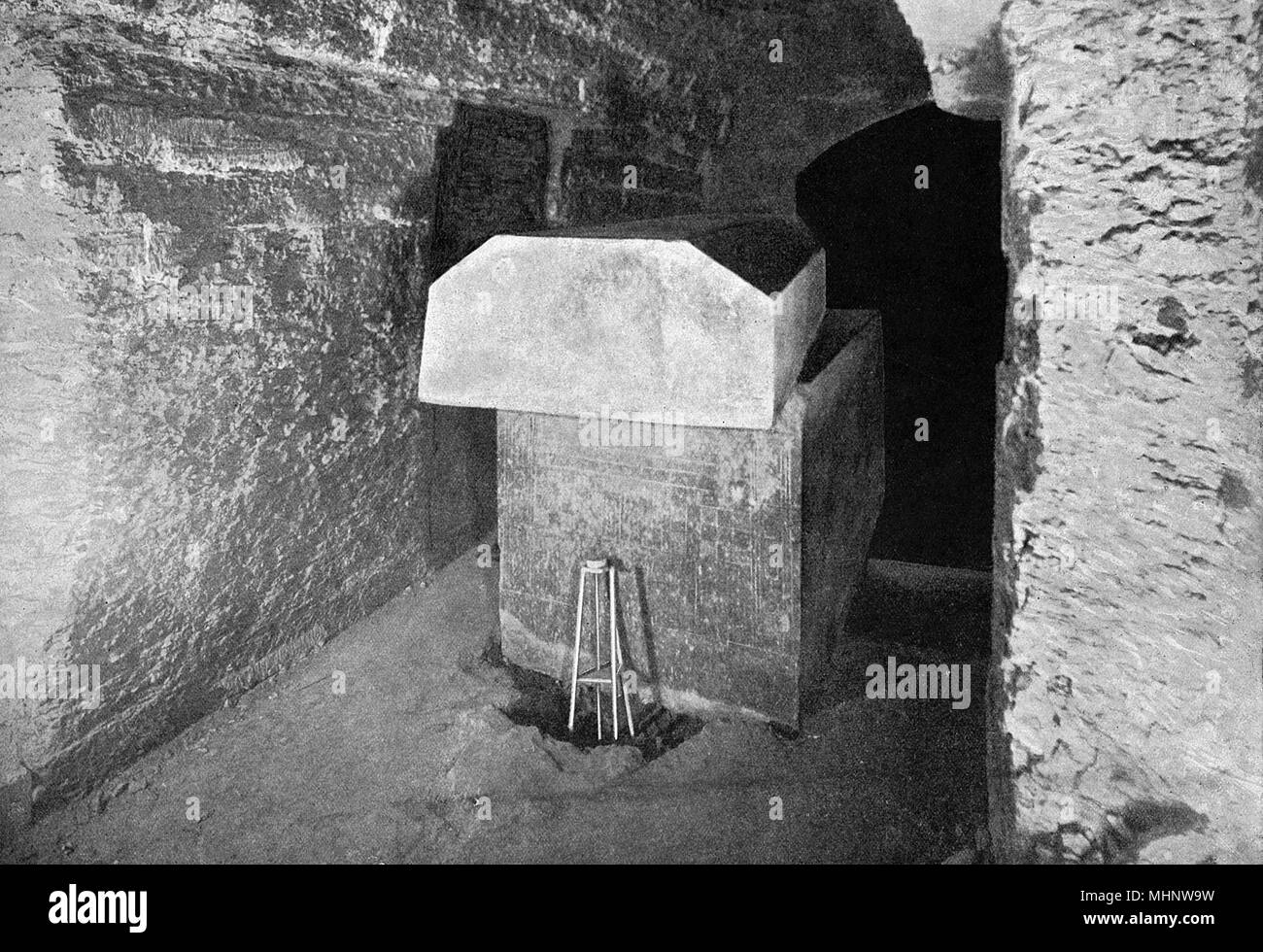 Sarcophagus of Apis Bull, Memphis, Egypt Stock Photo