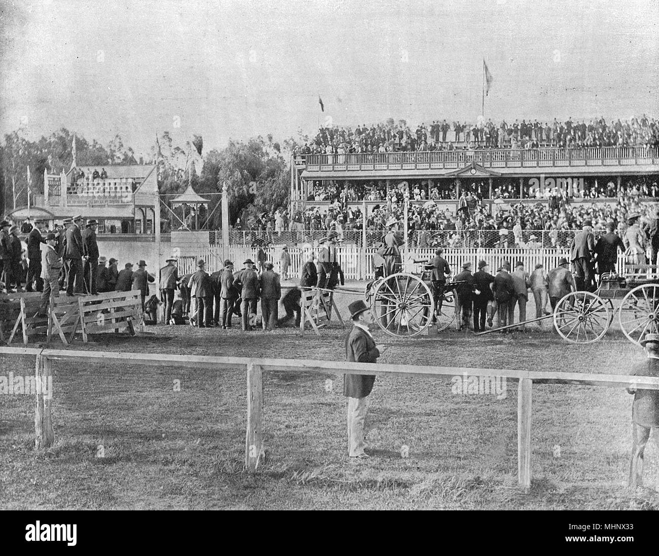 Country racecourse, Wanganui, New Zealand Stock Photo