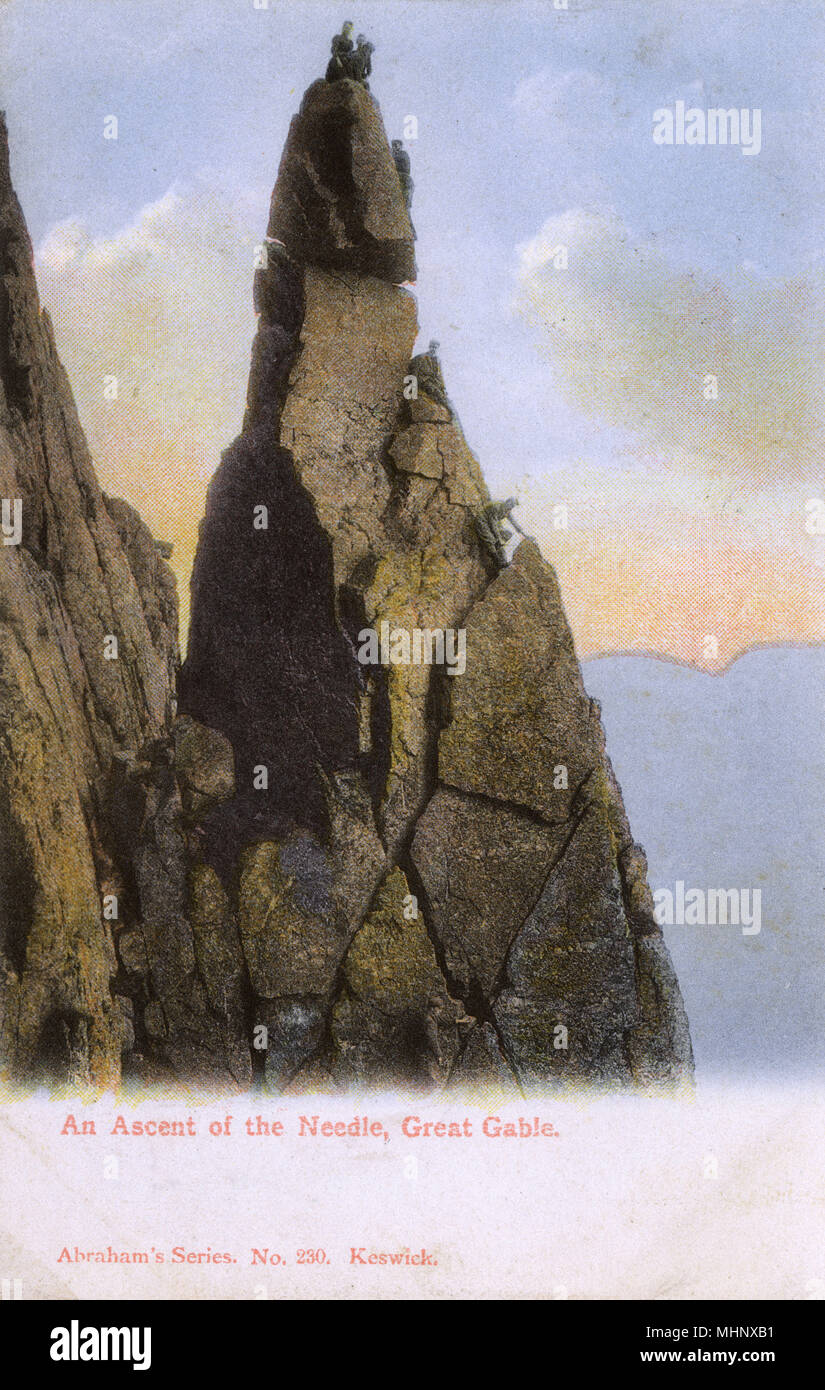 Napes Needle, Great Gable, Keswick, Lake District Stock Photo Alamy