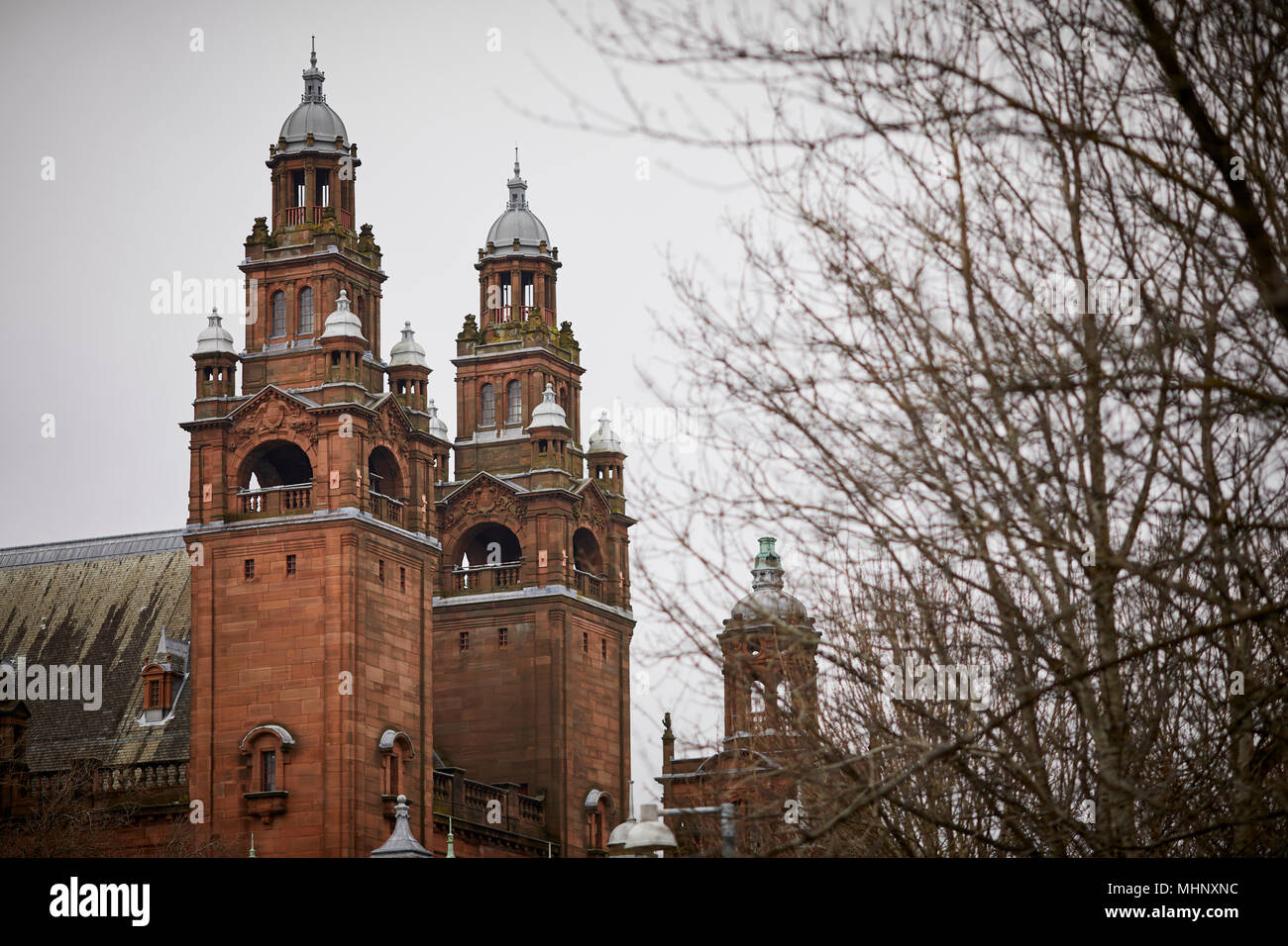 Glasgow in Scotland,   Kelvingrove Art Gallery and Museum Stock Photo