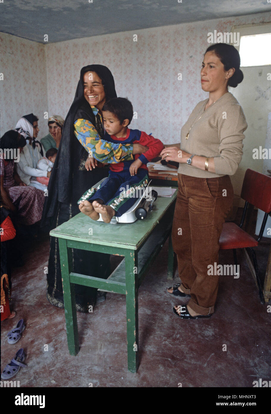 Palestinian Bedouin baby clinic in the West Bank, East Jerusalem