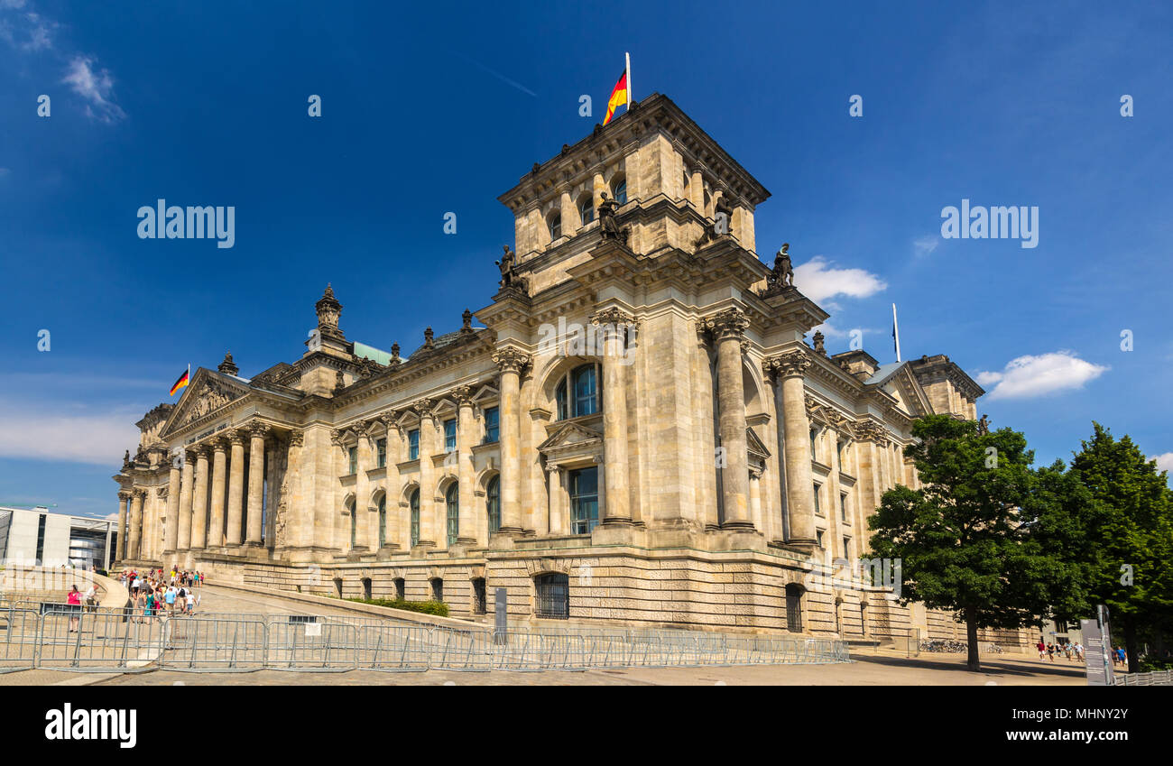 Reichstag building in Berlin, Germany Stock Photo