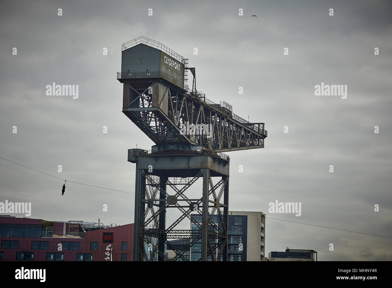 Glasgow in Scotland,   Finnieston Crane Stock Photo