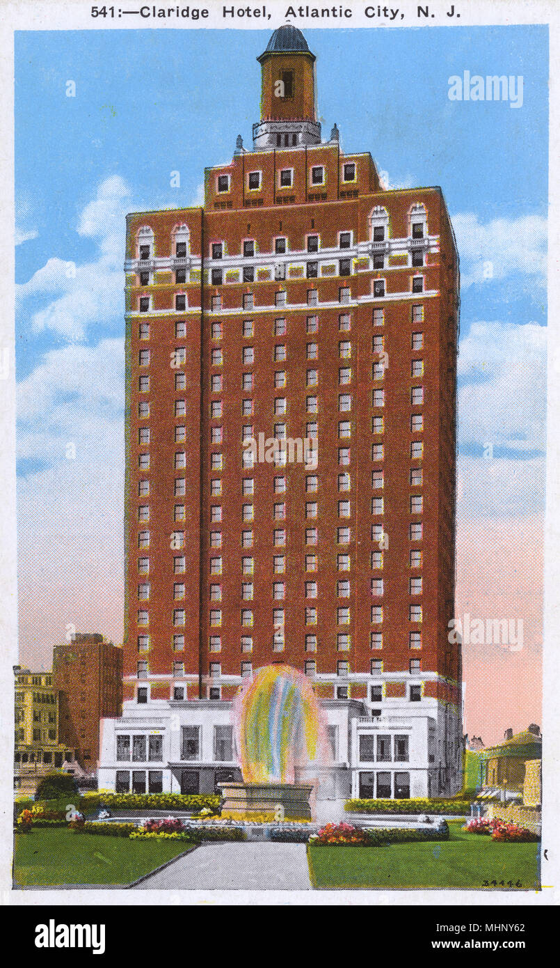 Claridge Hotel, Atlantic City, New Jersey, USA Stock Photo - Alamy