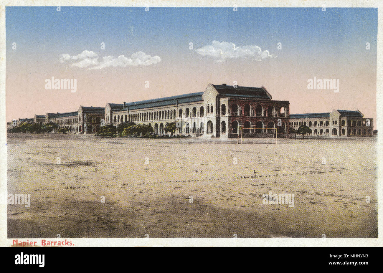 Napier Barracks, Karachi, British India Stock Photo