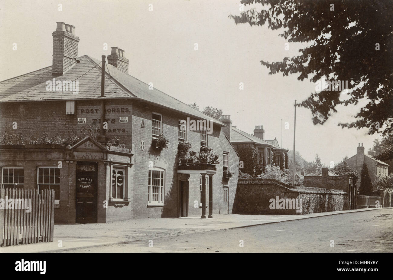 Railway Hotel, Brandon, Suffolk Stock Photo Alamy