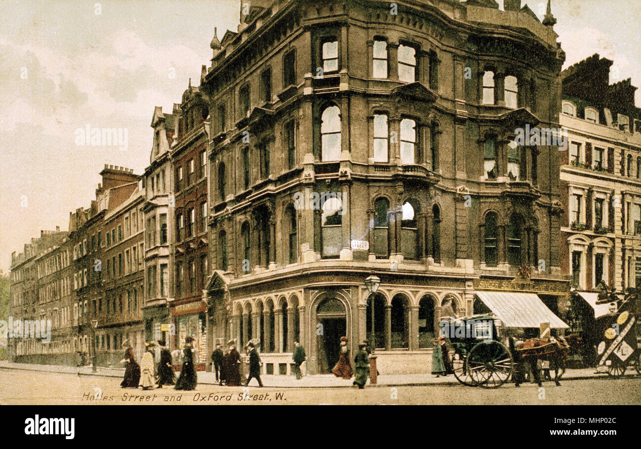 Holles Street and Oxford Street, London Stock Photo Alamy