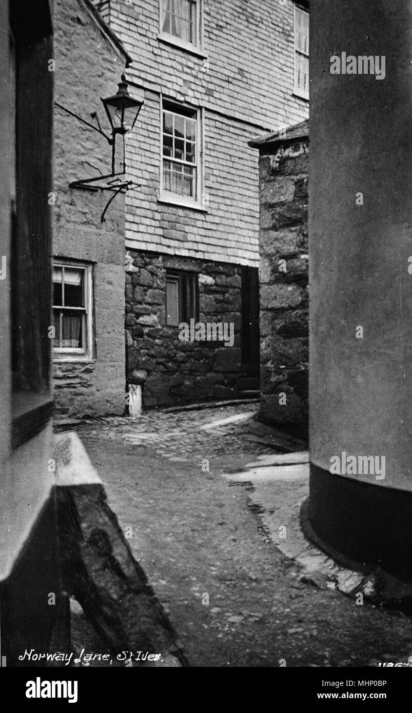 Norway Lane, St Ives, Cornwall Stock Photo Alamy