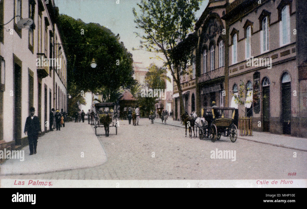 Calle de Muro, Las Palmas, Gran Canaria, Canary Islands Stock Photo - Alamy