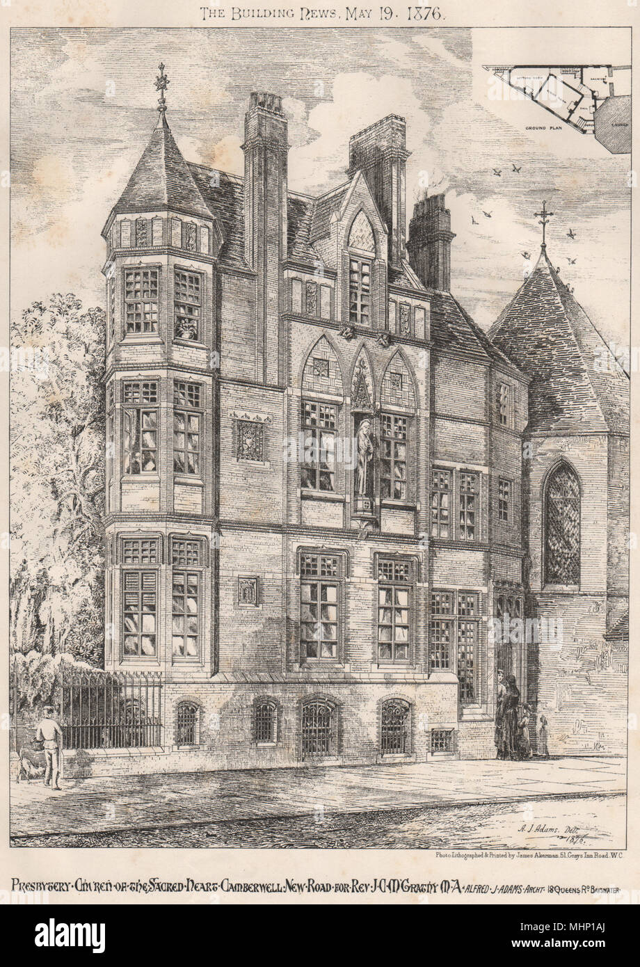 Presbytery Church Of The Sacred Heart Camberwell New Road For