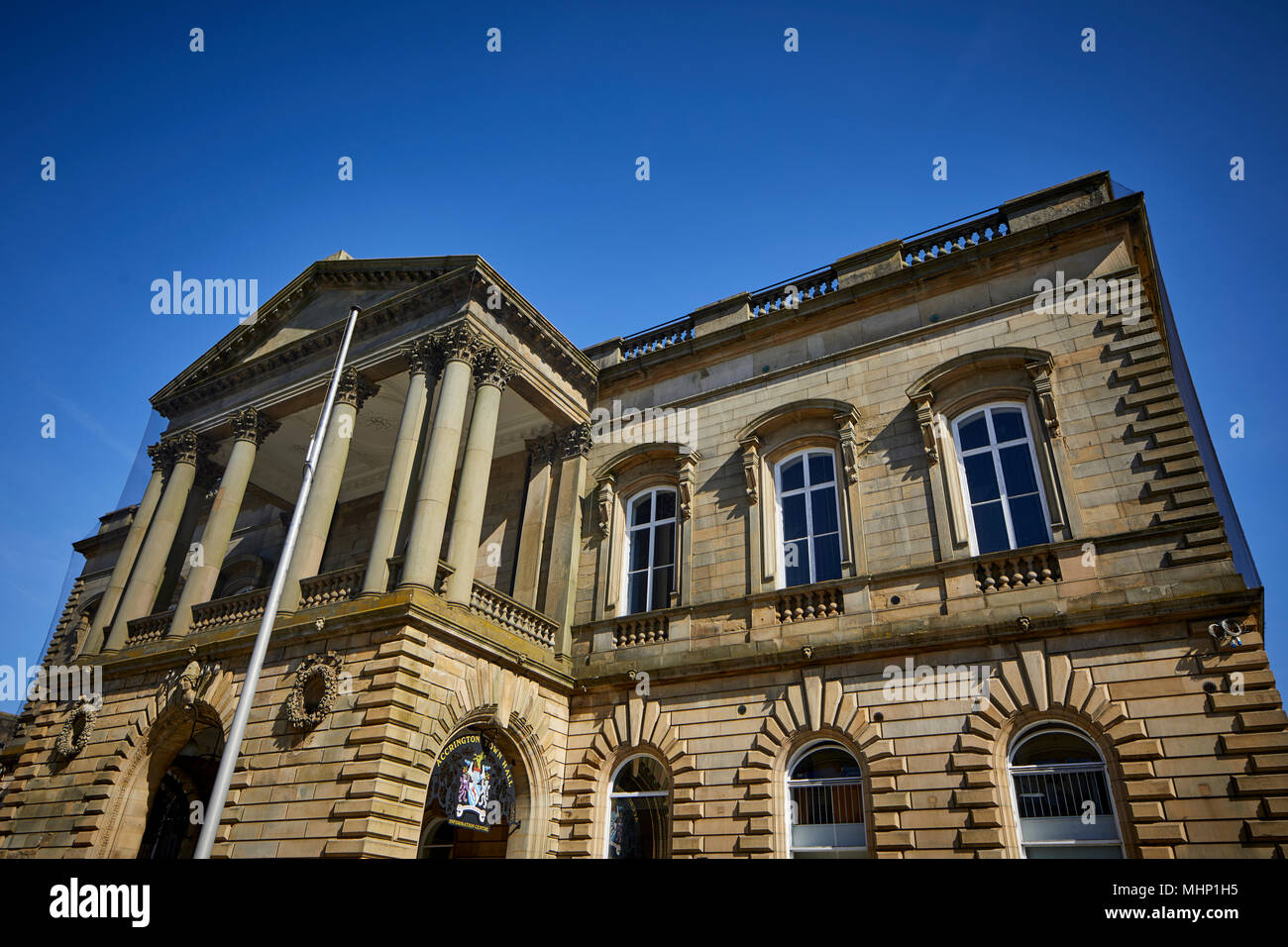 Accrington town Centre Hyndburn borough of Lancashire Town hall