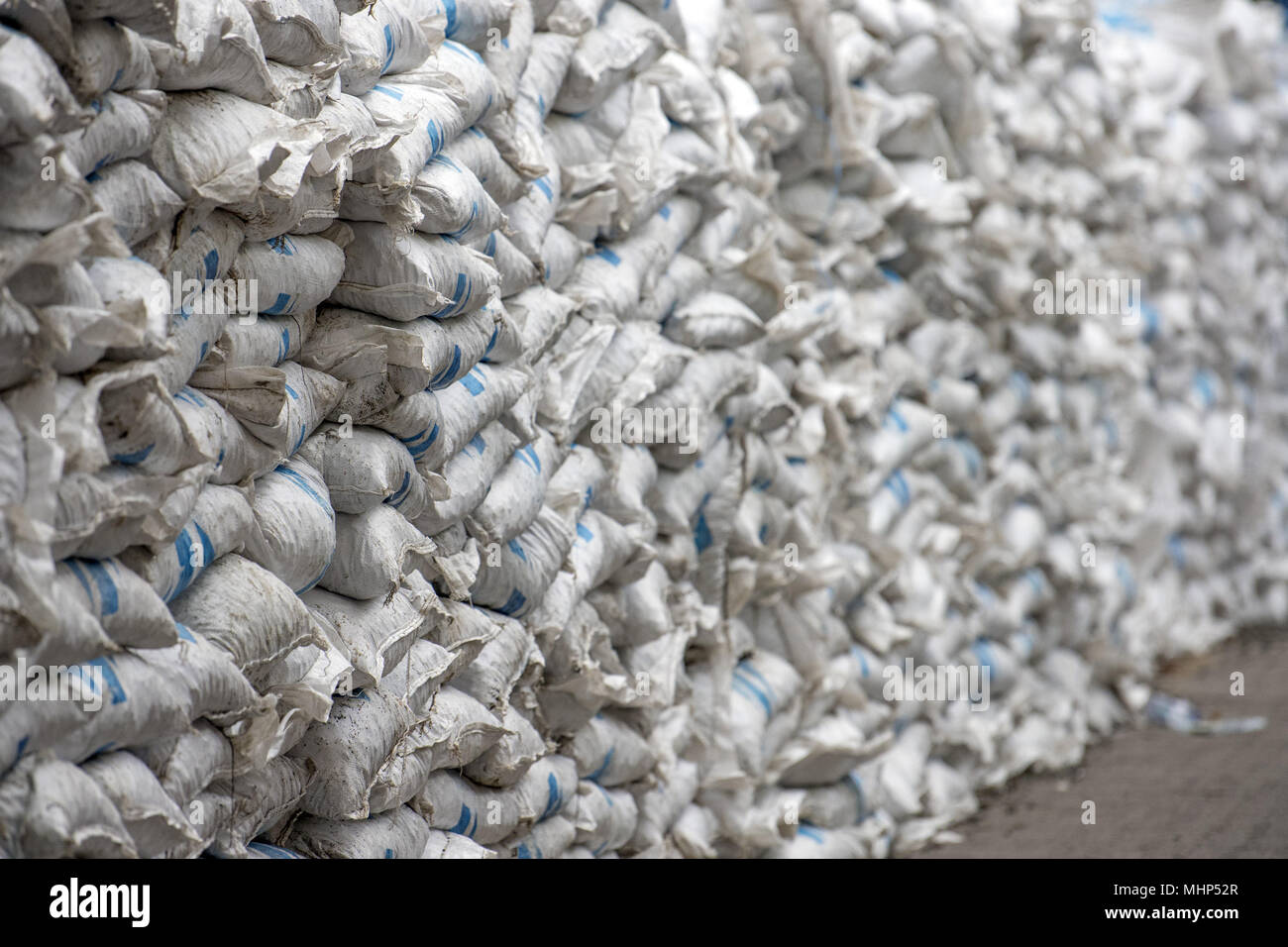 Stack of cement bags hi-res stock photography and images - Alamy