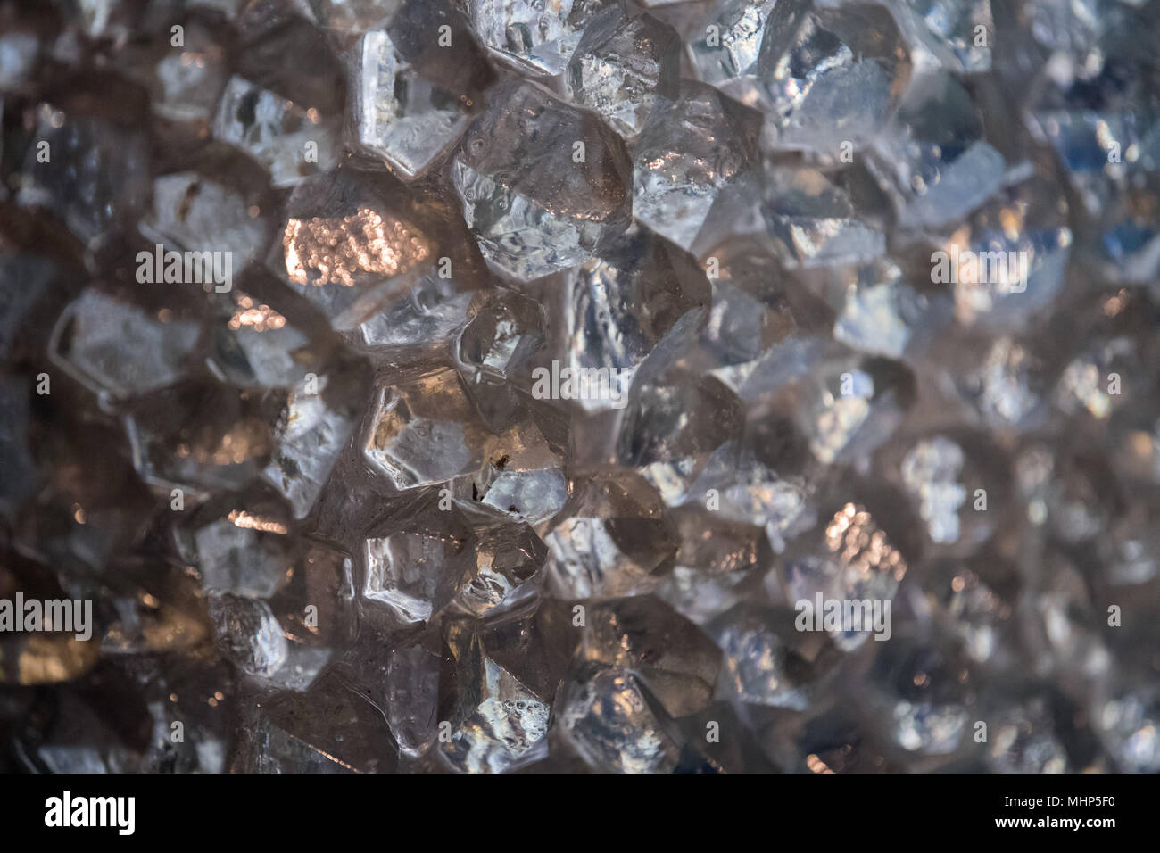 Raw diamond quartz detail close up Stock Photo - Alamy