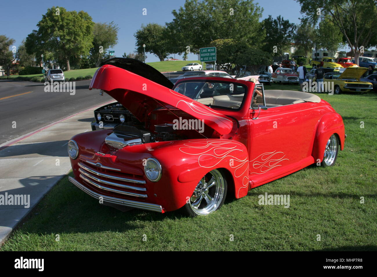 Custom cars at Boulder City Nevada USA Stock Photo Alamy