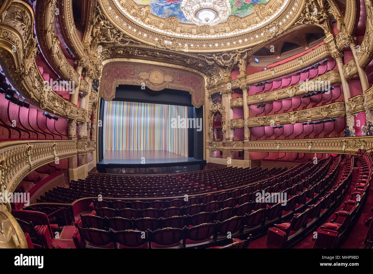 PARIS, FRANCE - MAY 3, 2016: the Paris Opera is the primary opera ...
