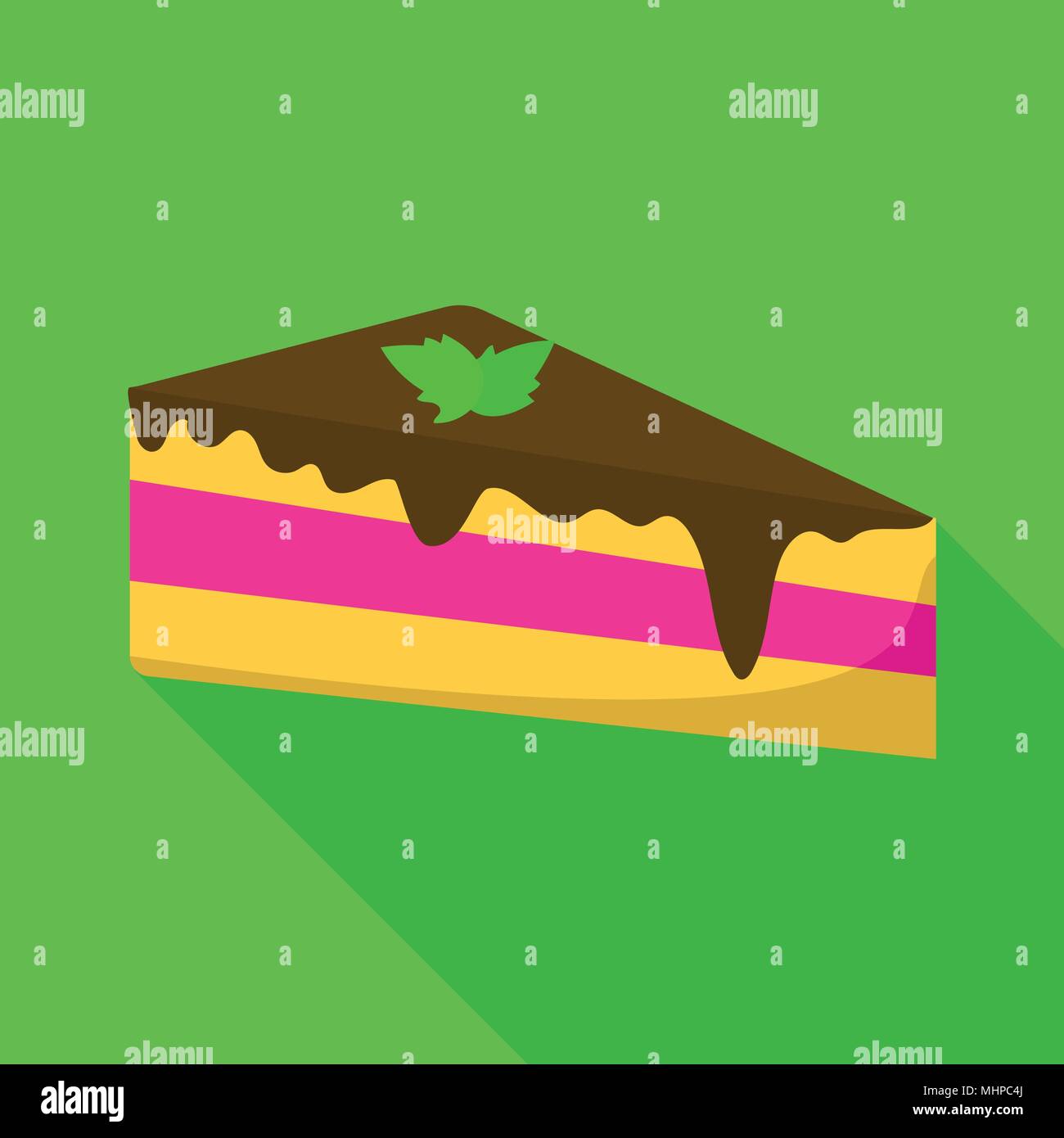 Cake icon, flat style Stock Vector Image & Art - Alamy