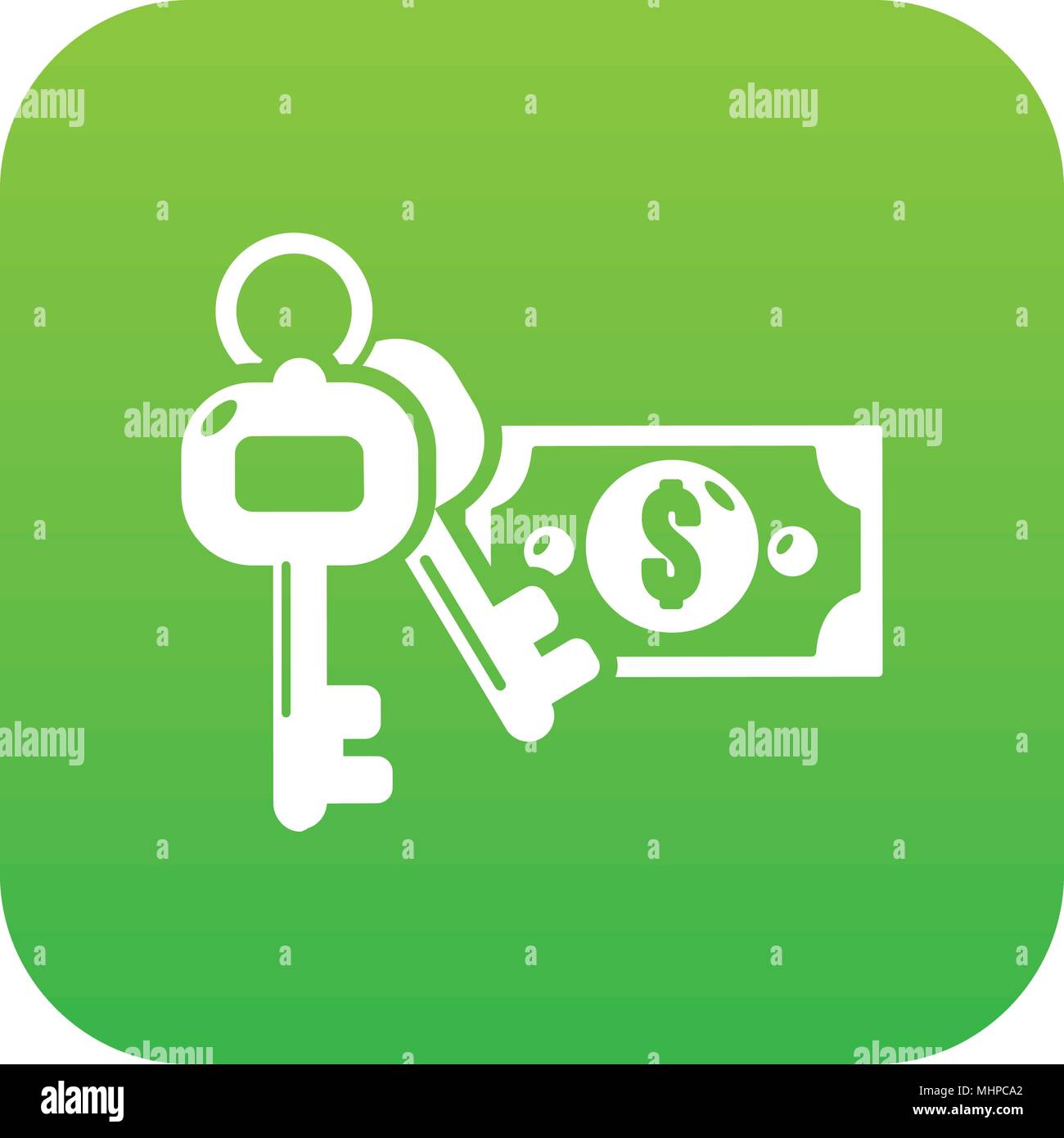 Safe money icon green vector Stock Vector Image & Art - Alamy