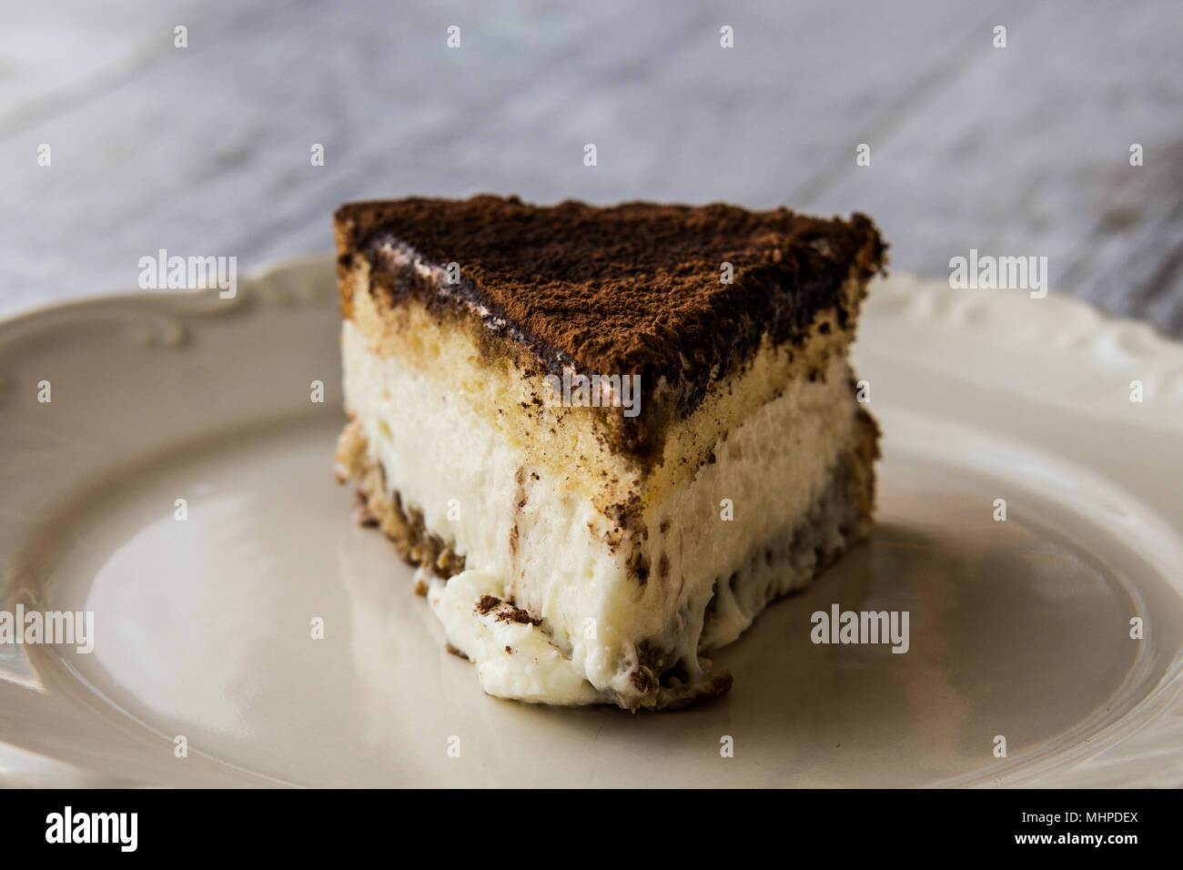 Tiramisu is a popular coffeeflavoured Italian dessert Stock Photo Alamy