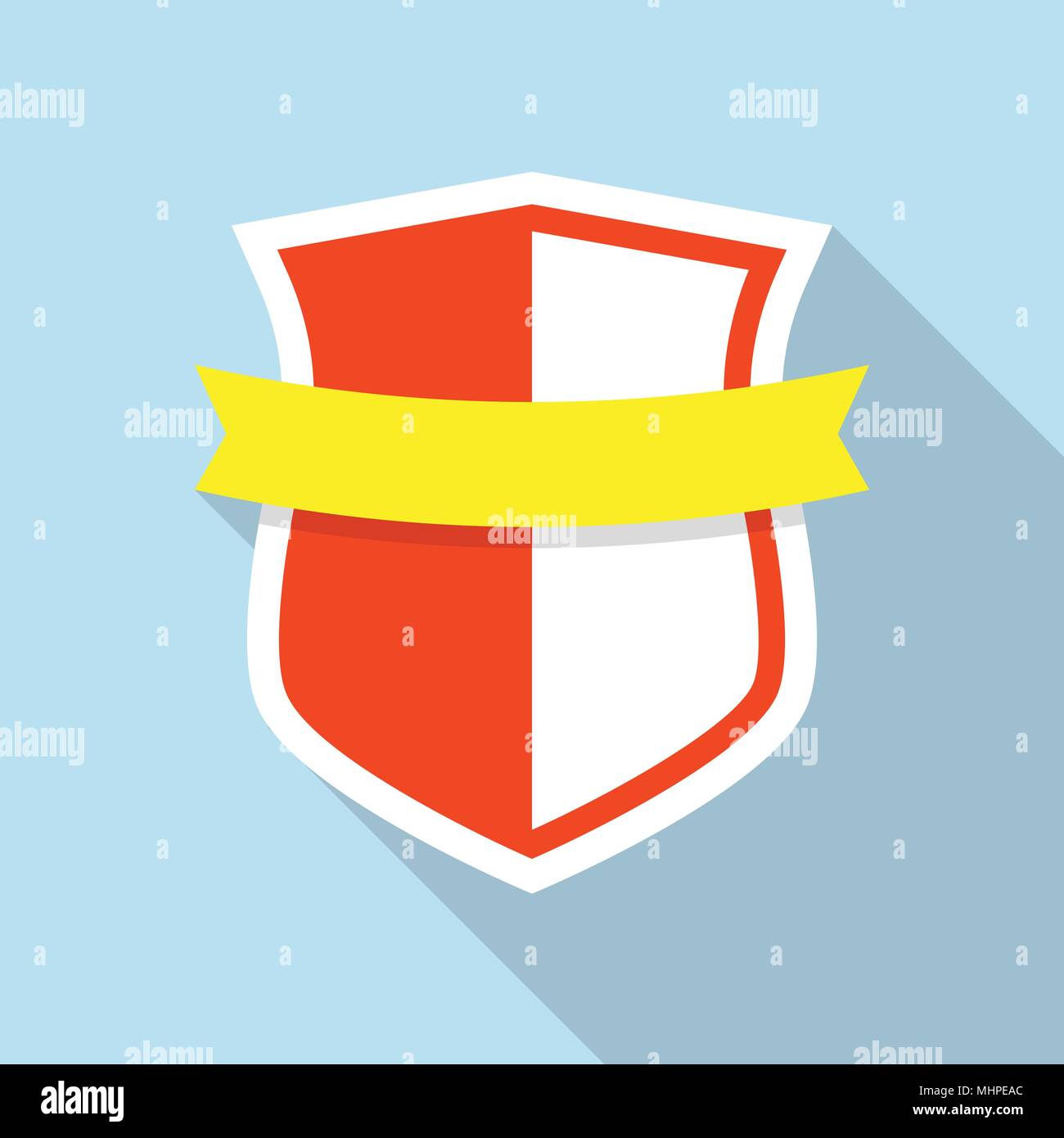 Ancient shield icon, flat style Stock Vector Image & Art - Alamy