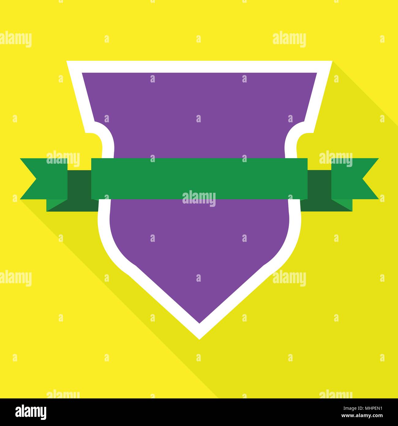 Military shield icon, flat style Stock Vector Image & Art - Alamy