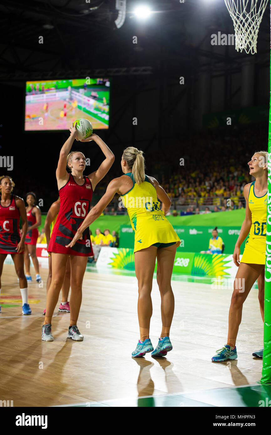 Australia v England Netball Gold Medal Games 2018