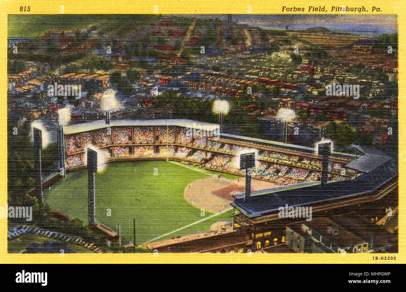 Forbes Field Stadium Schenley Park Oakland District Pittsburgh Pa