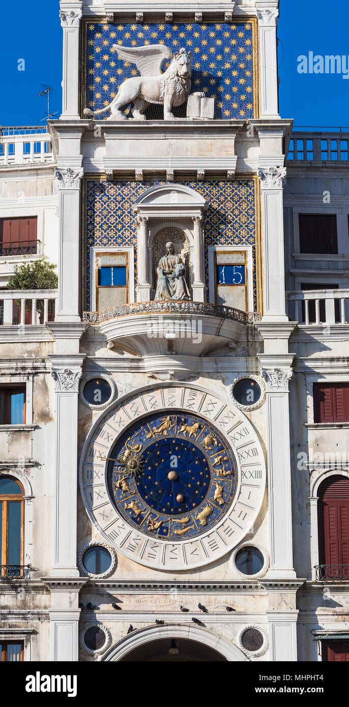 Clock Tower or Torre della dell'Orologio - a building in the northern ...