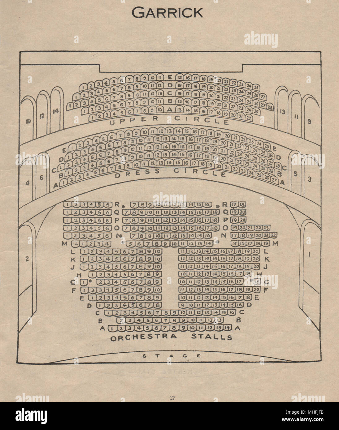 Garrick Theater London Seating Chart