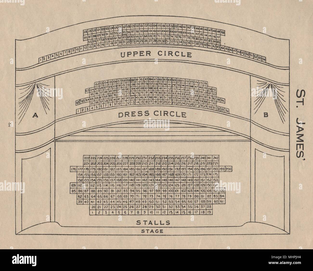 St James Theatre Seating Chart