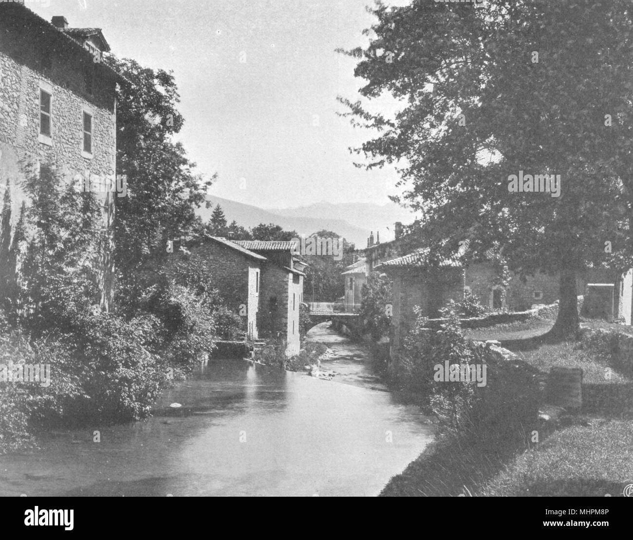 ISÈRE. Sassenage- Le Furon 1904 old antique vintage print picture Stock Photo