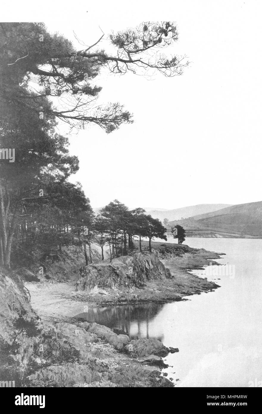 HAUTE-GARONNE. Bassin de Saint-Ferréol 1903 old antique vintage print picture Stock Photo