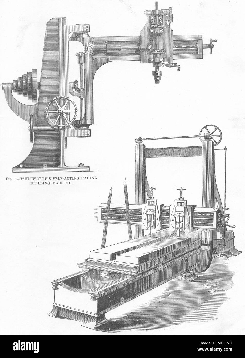 PLANING DRILLING MACHINES. Whitworth's self acting radial Machine