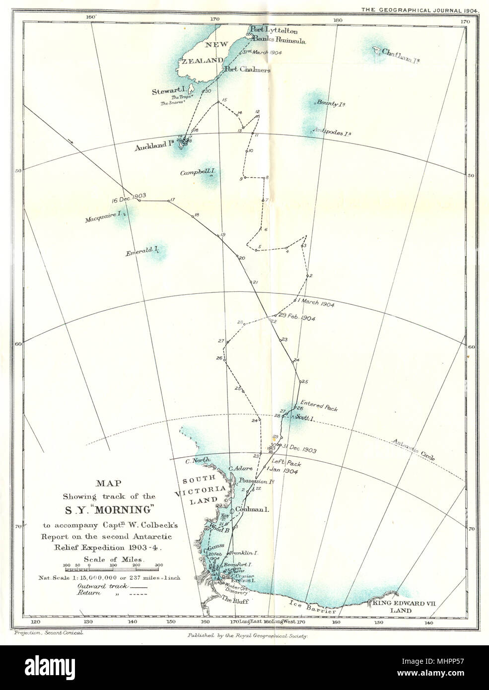 Antarctic expedition map hi-res stock photography and images - Alamy