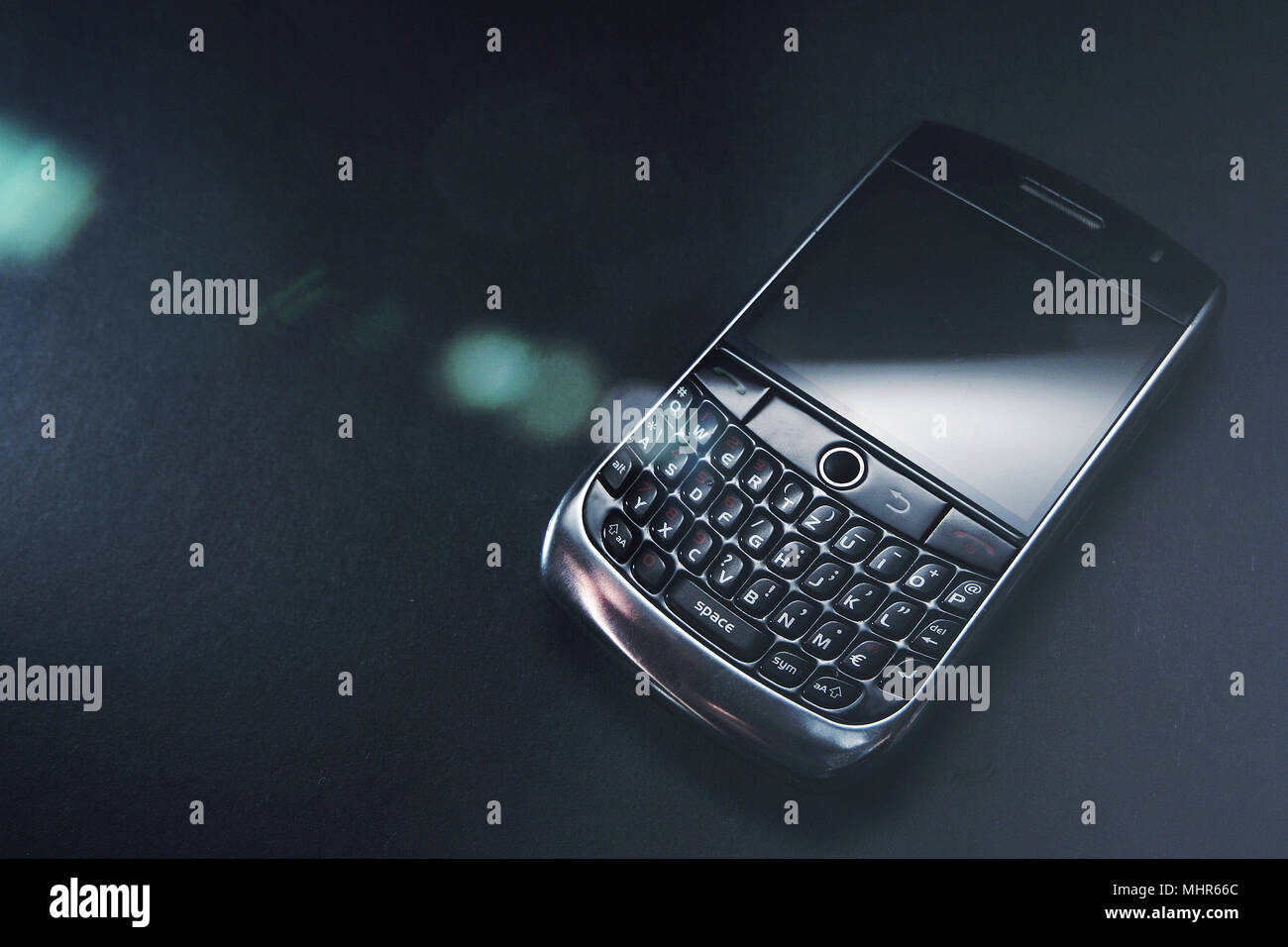 blackberry phone model 8900 - no logo Stock Photo