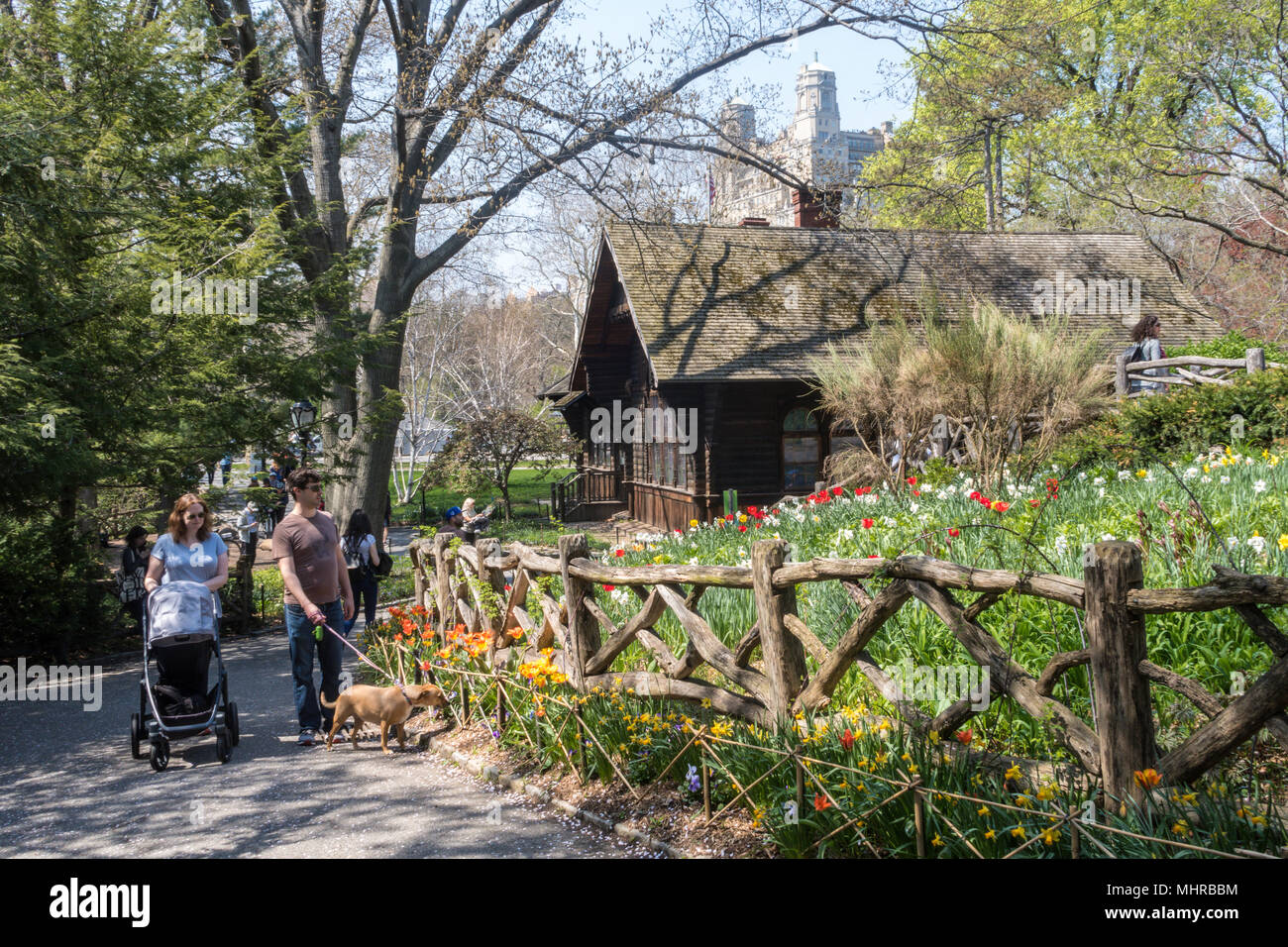Swedish Cottage Theatre in Central Park, NYC, USA Stock