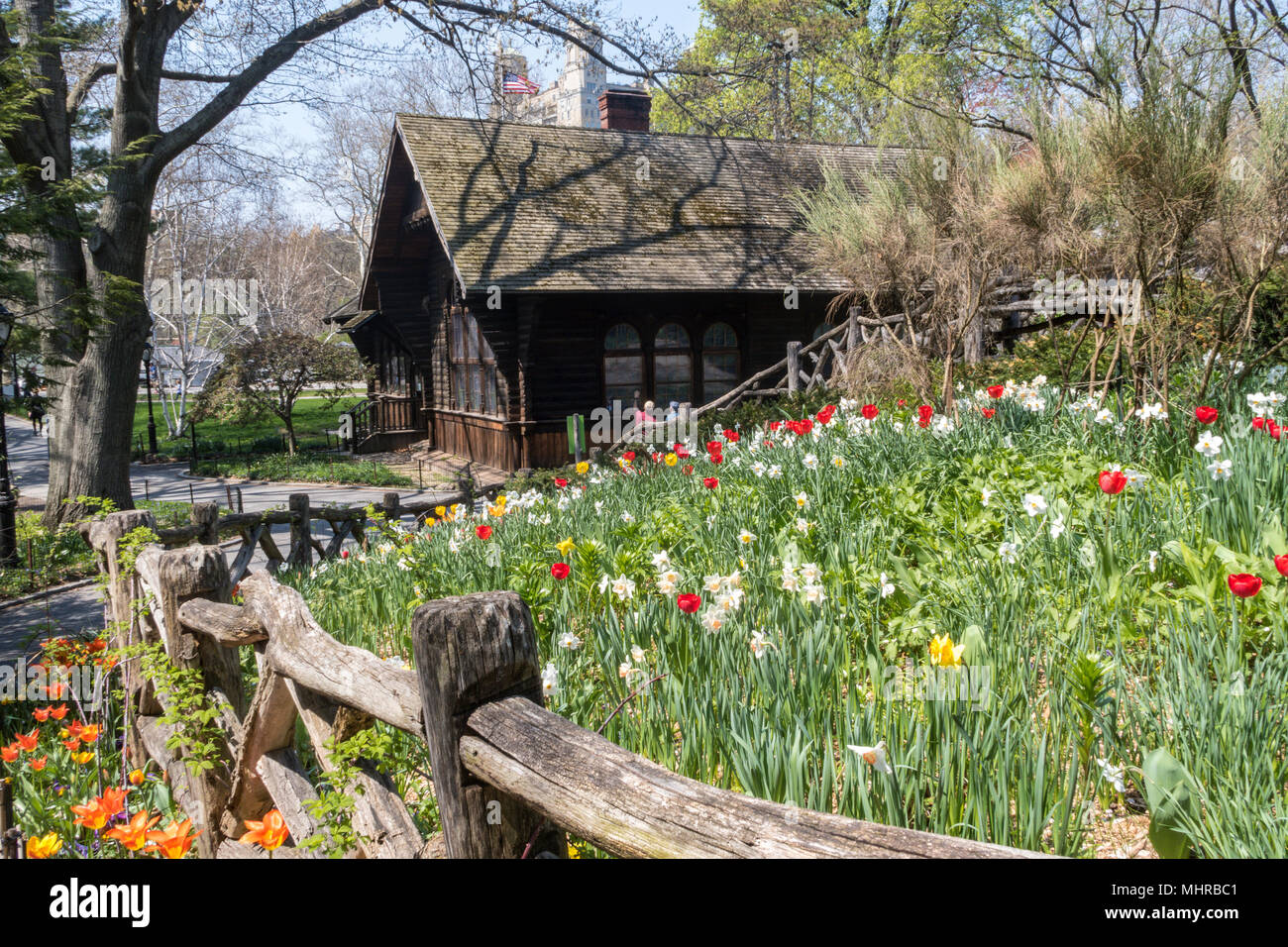 Swedish Cottage Theatre in Central Park, NYC, USA Stock