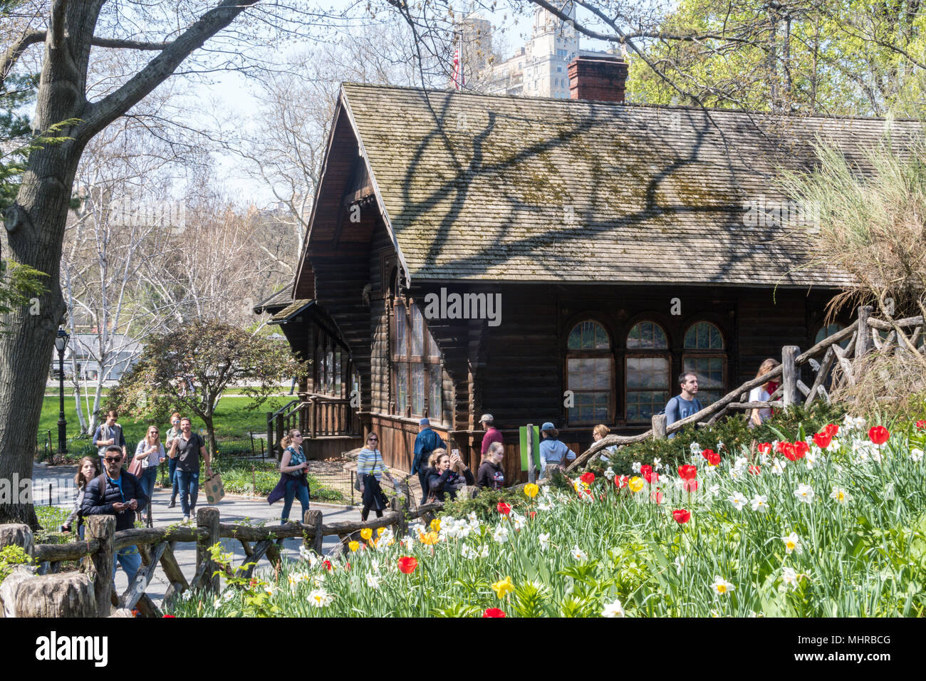 Swedish Cottage Theatre in Central Park, NYC, USA Stock