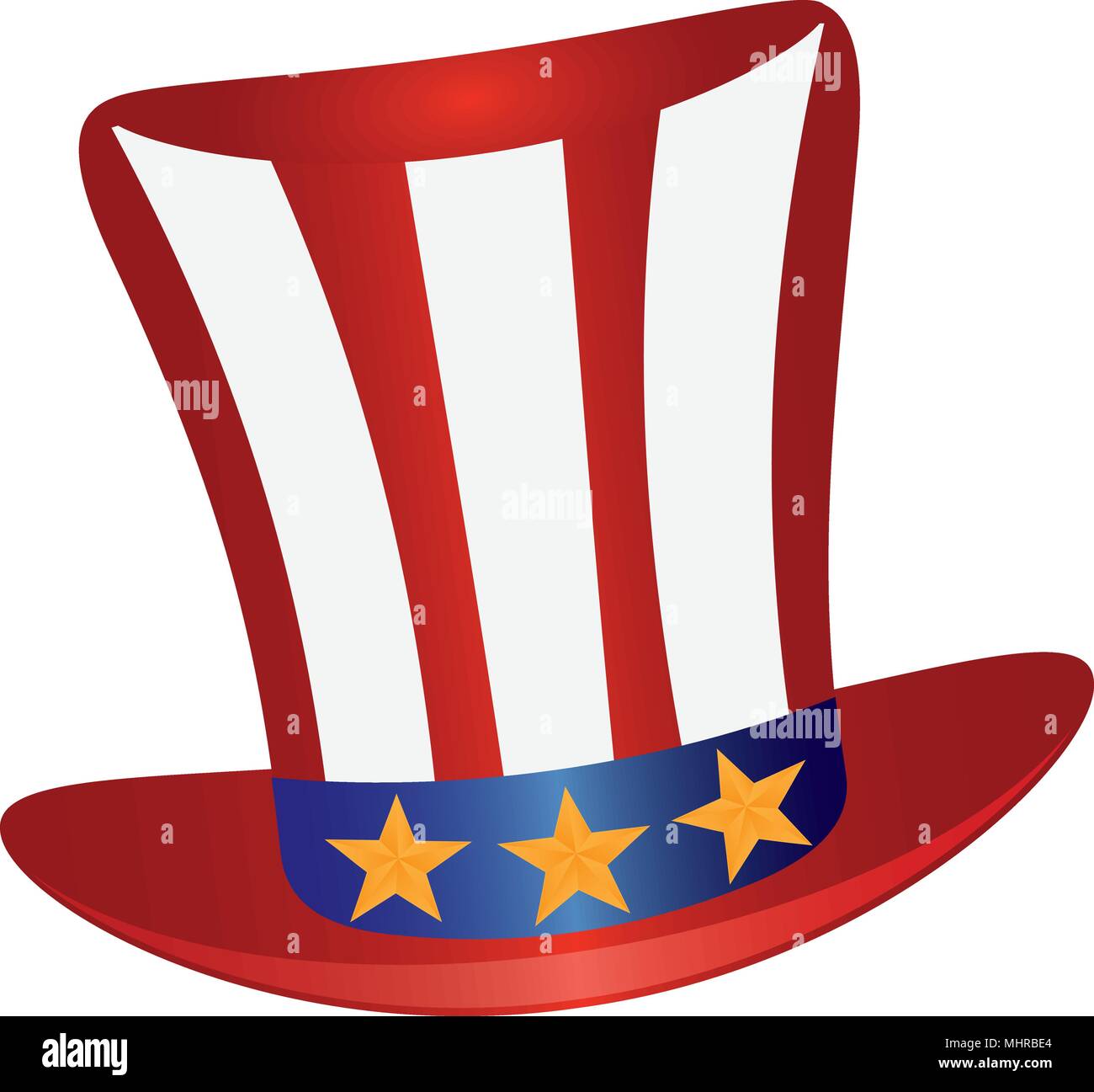 stars and stripes 4th of july vector